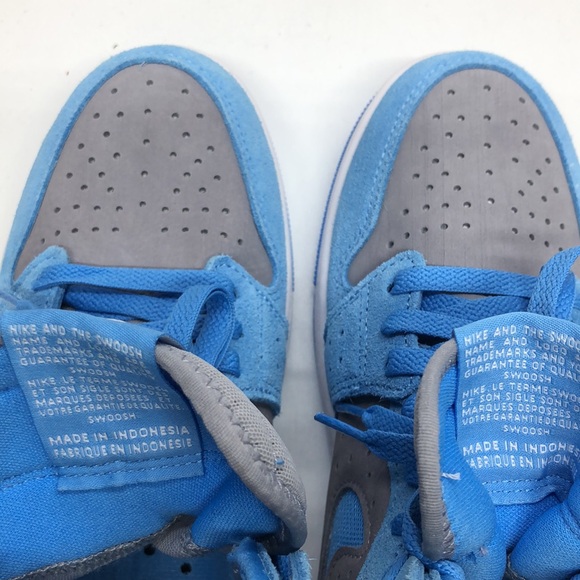 Mens Nike Air Jordan 1 CMFT 2 Blue/Grey DV1307-014 USED Light Mark inside Sz 7.5 - Picture 9 of 13